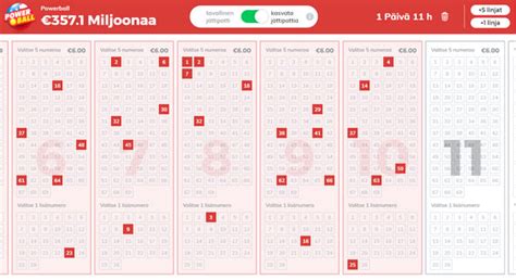 powerball lotto suomi